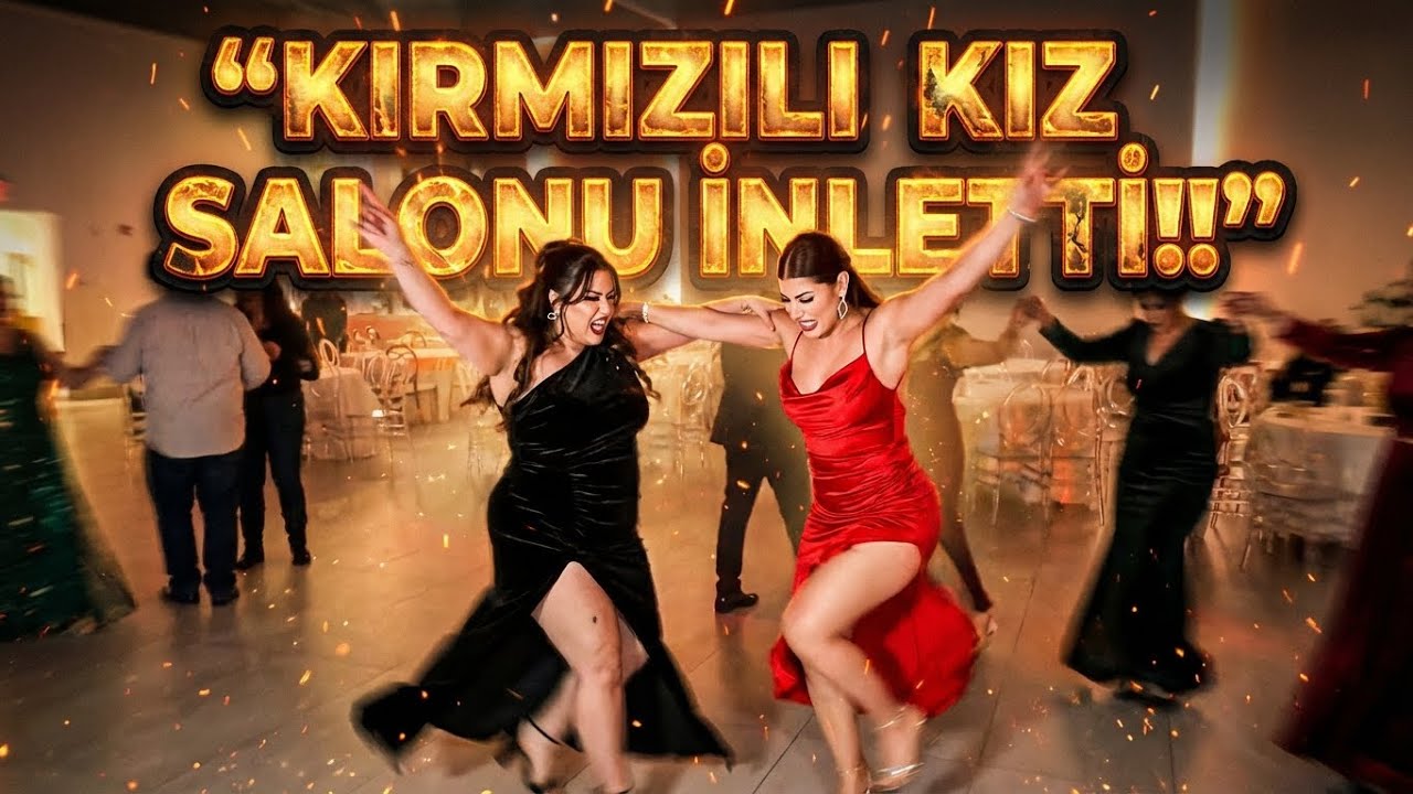 KIRMIZILI KIZ SALONU İNLETTİ! 🔥 Efsane Halay ve Dans Şov (Syrian, Kurdish, Assyrian, Russian Wedding