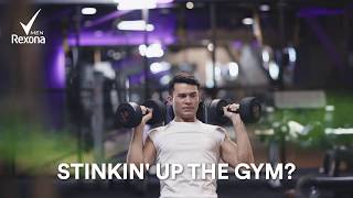 Less B.O. during workouts with Rexona Men!