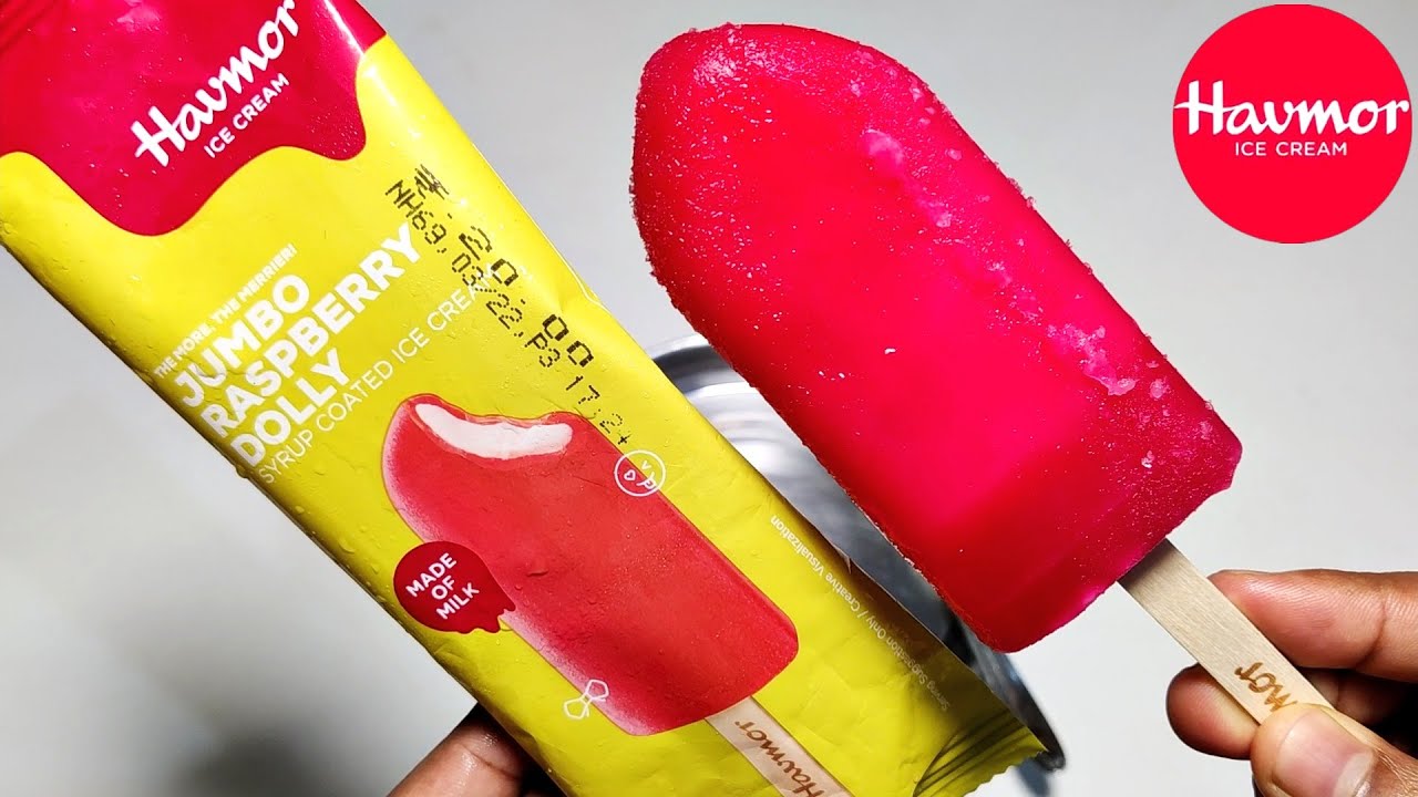 Havmor Jumbo Raspberry Dolly Syrup Coated Ice Cream 70ml Ingredients, Taste, Price Lotte