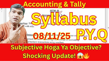 Accounting and tally bbmku 2025| Accounting and tally minor paper bbmku| accounting and tally|