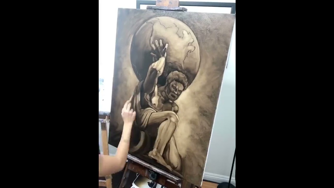 Atlas Grisaille Demo by Margaret Chiaro