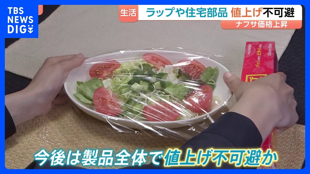 Are price increases for plastic wrap and housing components