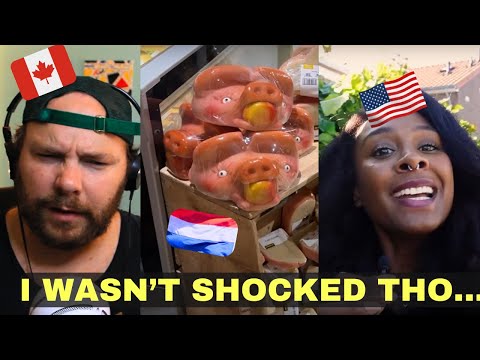 Canadian Guy Reacts to The Culture Shock of Grocery Shopping in the Netherlands