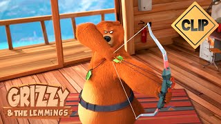 🎯 Ours ciblé 🐻 Grizzy & les Lemmings Resimi