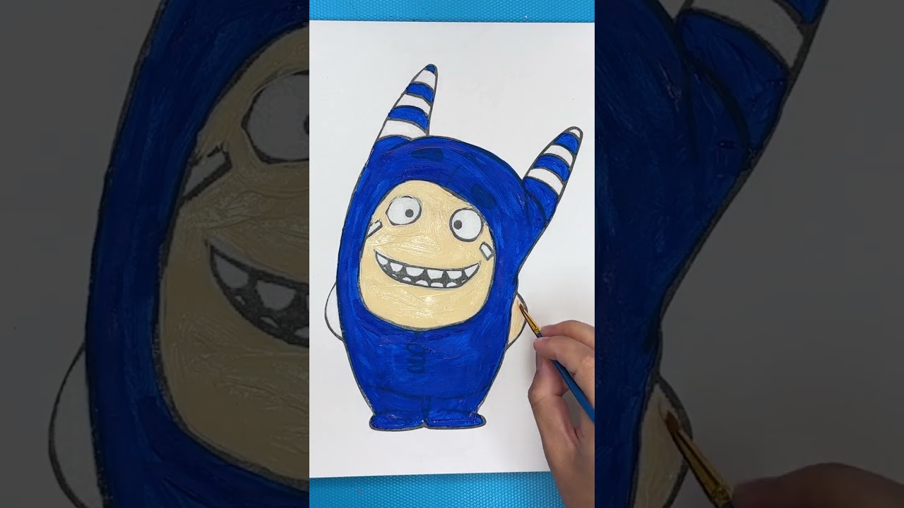 How To PAINT Your OWN ODDBOD! 🎨✨ | #shorts #oddbods #kidscrafts #funforkids #artsandcrafts