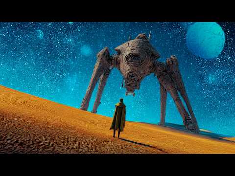 The Silence of the Machine Age | Cosmic Desert Drift Rock