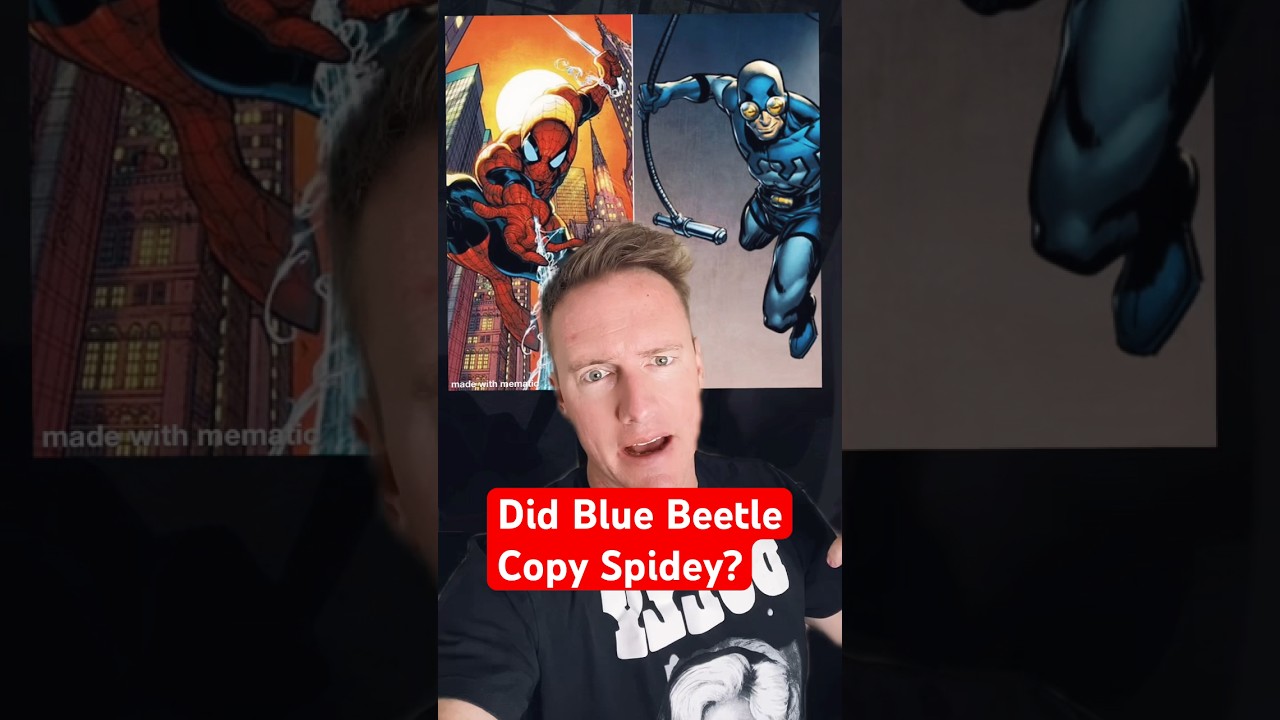 Did Blue Beetle copy Spiderman? 