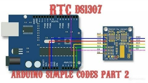 RTC ds1307 arduino simple coding part-2 in tamil