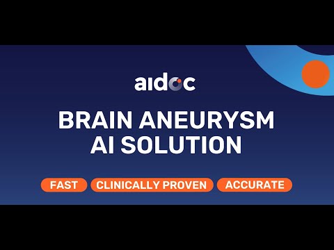 Aidoc Brain Aneurysm AI Solution