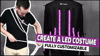 LED costume fully customizable without tools by Lumiwear®