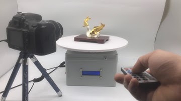 smart quick turntable for taking picture or 3d scanner