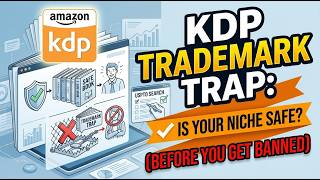 Amazon KDP Trademark Trap: How to Check If Your Niche Is SAFE (Before You Get Banned)