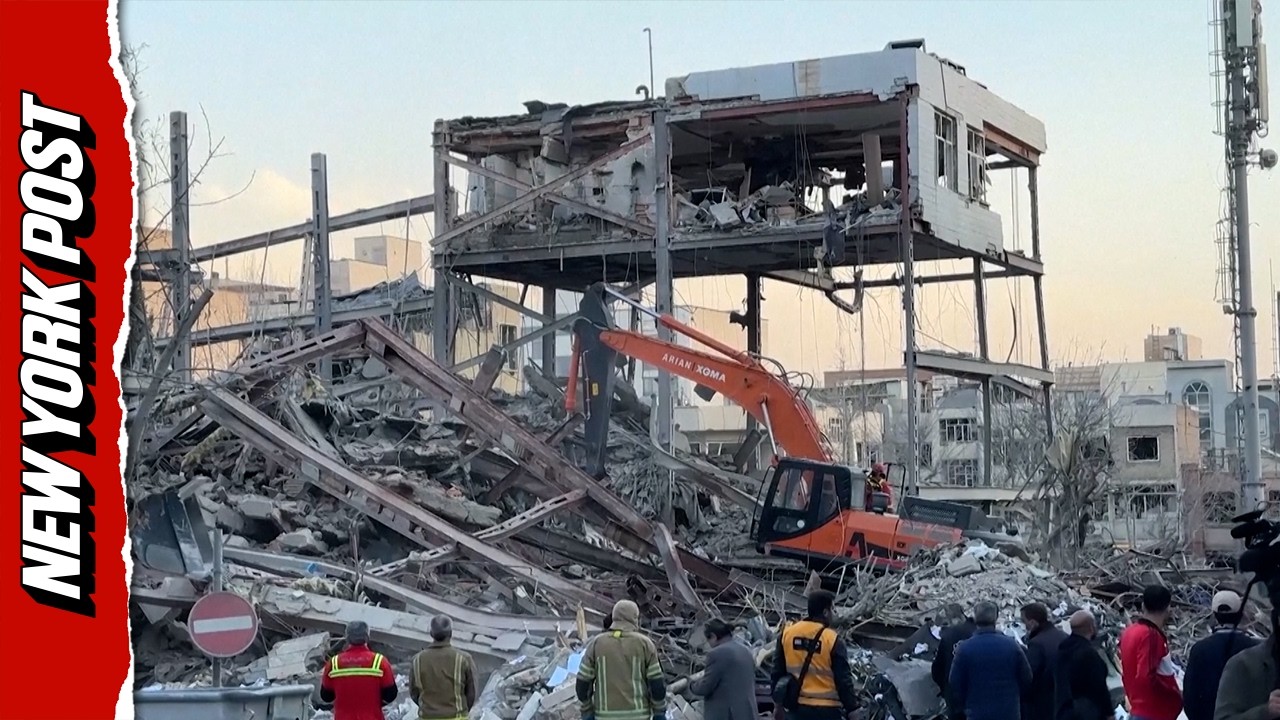 Tehran Police Facility Heavily Damaged in Recent Air Strikes