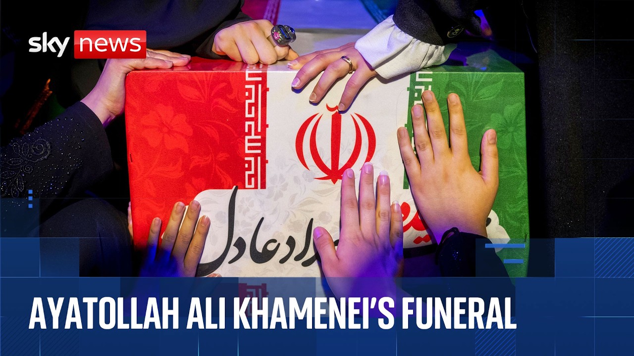 Funeral of Iran's former supreme leader Ayatollah Ali Khamenei