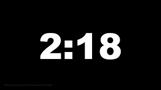 2 minutes 18 seconds [138 secs] clock timer countdown || Alarm Focus