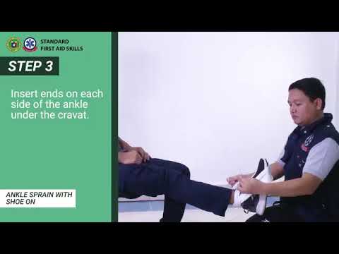 Ankle Sprain with Shoe On
