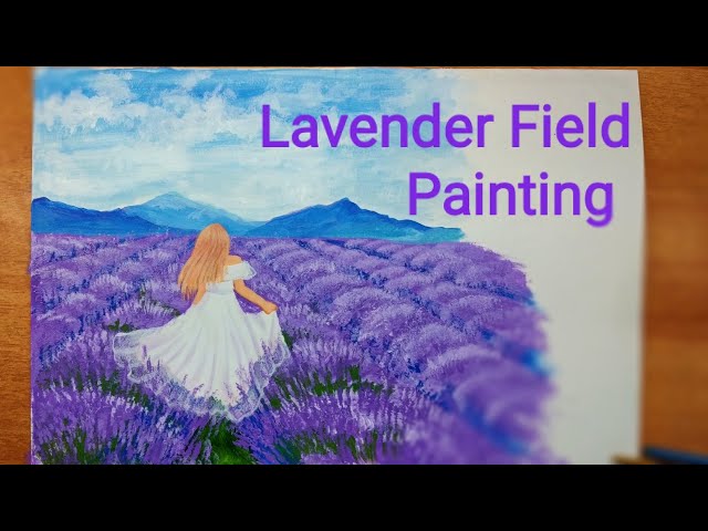 Girl in Lavender Field /Daily challenge #97 / Lavender Field