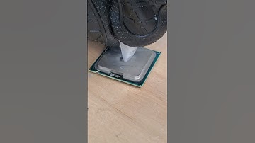 dry ice on a CPU #shorts