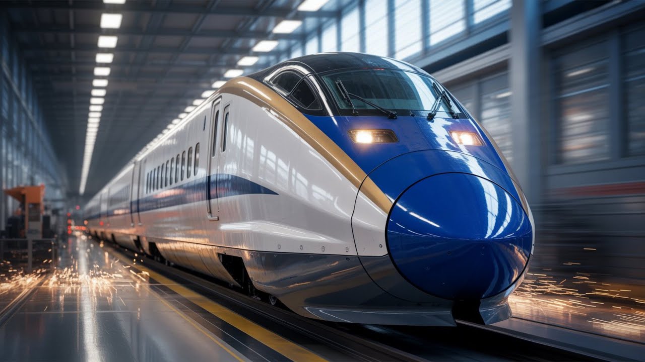 Building a $500,000,000 Bullet Train | Inside Japan’s Shinkansen N700S Factory (Full Process)