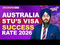 AUSTRALIA STU’s VISA SUCCESS RATE 2026 | STUDY VISA UPDATES 2026 | USA CANADA UK