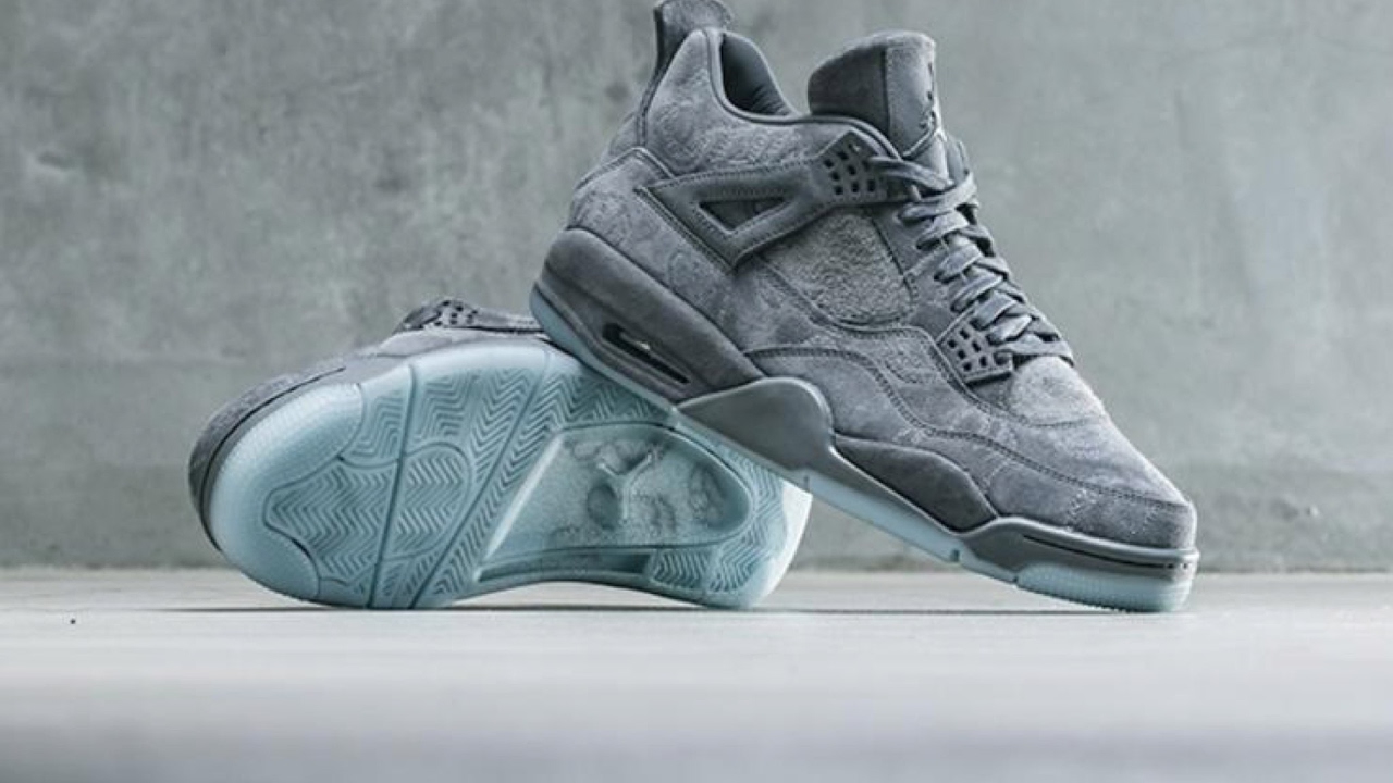 Jordan 4 Kaws Grey Купить