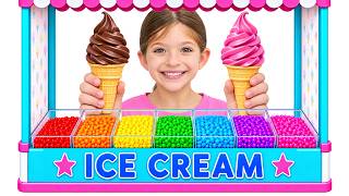 Adel is Selling Ice Cream | Fun Pretend Play