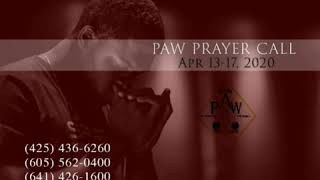 Minster Michelle Mcqueen Leading The Paw Prayer Call 041720