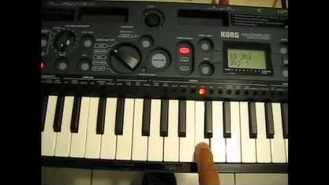 Kaossilator Pro + midi keyboard + midisolutions EPP