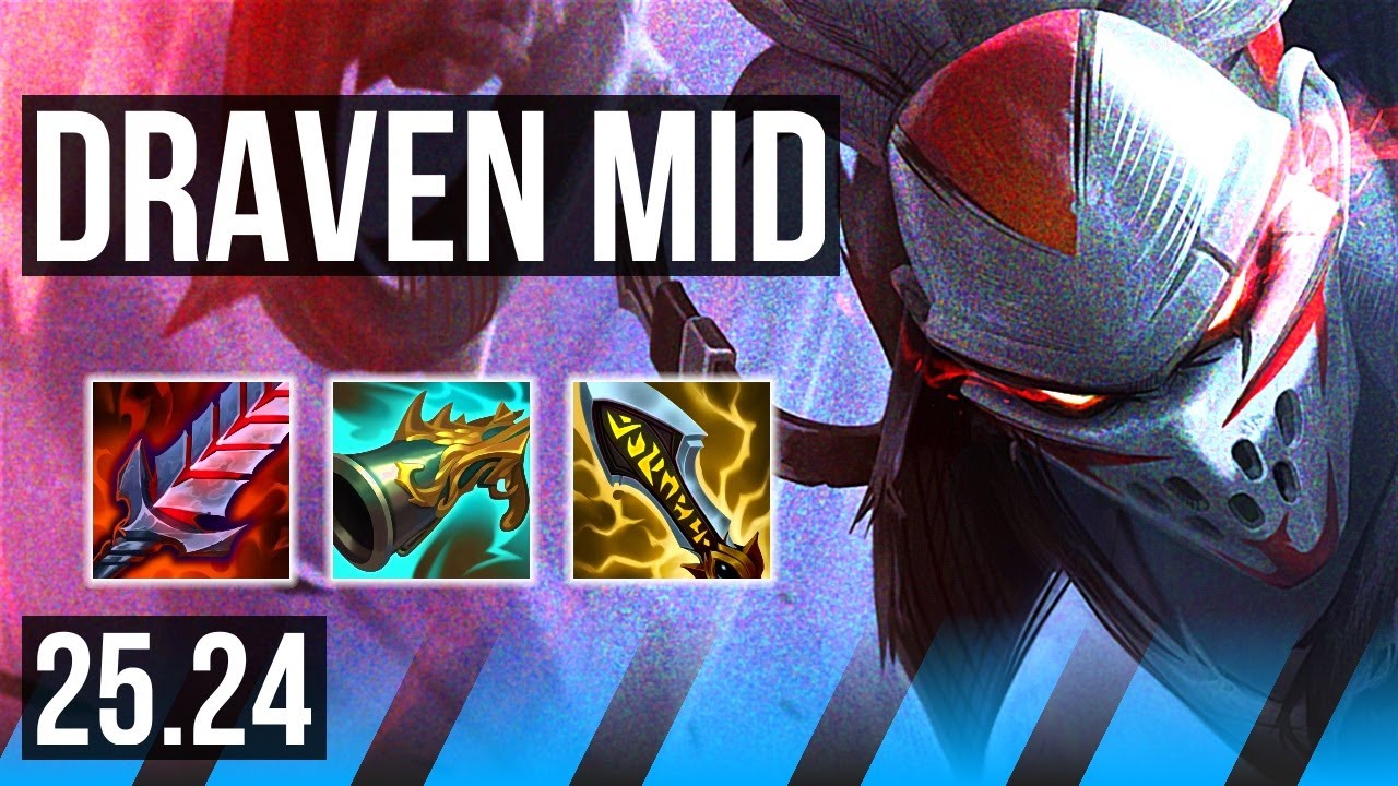 Watch Draven destroy Zoe in Korean Master! 
Learn what runes to use, what items to build, understand how to lane, teamfight, and outplay your opponents as #Draven. 
/// #LeagueOfLegends high elo replay 
 
Thank you for watching! 
Did you learn something new? Share it in the comments! 
If you liked this video, please leave a thumbs up, if you disliked it, be sure to give me feedback in the comments. I appreciate your support! 
 
~~~| DOMISUMREPLAY |~~~ 
High elo replays for every role and champion. Improve your gameplay. Many uploads per day. 
 
~~~| WATCH MORE |~~~ 
Main channel: https://www.youtube.com/channel/UChkYqBSmrYsPjOTK2N4pdWg?sub_confirmation=1 
Draven channel: https://www.youtube.com/channel/UCTjeXJDNIQXtxJFRbkx_Kqg?sub_confirmation=1 
 
More replays of: 
- Draven vs Zoe: https://www.youtube.com/playlist?list=PLt4l52rHBI4Zkl9Cv5APGJsZ_hDh2emIT 
- Draven MID: https://www.youtube.com/playlist?list=PLt4l52rHBI4bMbJXqmaoRQbC1AfiL7GUa 
- Draven: https://www.youtube.com/playlist?list=PL-TM5XNBRKzS8V5pwqLonUdhe7QCprTPC 
 
~~~| MATCH INFO |~~~ 
GAME TYPE: Ranked Solo/Duo 5v5 
REGION: KR 
AVERAGE RANK: Master 
SEASON: Season 2025 
PATCH: 25.24 
 
~~~| SPECTATED PLAYER |~~~ 
CHAMPION: Draven 
SKIN: Fright Night Draven 
RANK: Master 
RIOT ID: 843 # KR1 
OP.GG: https://op.gg/summoners/kr/843-KR1 
RUNES: PRECISION - Lethal Tempo, Presence Of Mind, Legend: Alacrity, Cut Down; INSPIRATION - Cash Back, Triple Tonic (Attack Speed + Adaptive Force + Health) 
 
~~~| OPPONENT |~~~ 
CHAMPION: Zoe 
RANK: Diamond II 
RUNES: DOMINATION - Electrocute, Taste Of Blood, Grisly Mementos, Relentless Hunter; INSPIRATION - Biscuit Delivery, Cosmic Insight (Attack Speed + Adaptive Force + Health) 
 
I am not one of the summoners playing in the matches uploaded to this channel, so I am unfortunately unable to answer questions about decisions made by the summoners in the game. 
 
played at 2025-12-17 12|22|04 (CET); rec on wd-tiger at 2025-12-17 22|31|19 (CET); mtdt at 2025-12-17 23|04|01 (CET); KR-7971348638-MID-BLUE