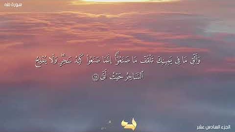 " قُلۡنَا لَا تَخَفۡ إِنَّكَ أَنتَ ٱلۡأَعۡلَىٰ " | آيات من سورة طه | القارئ شريف مصطفى