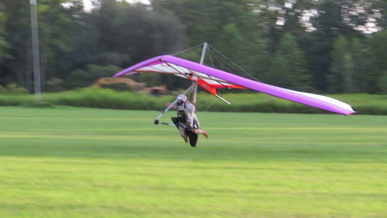 Ellenville Hang Glider Landing 4 8/25/2017 YouTube