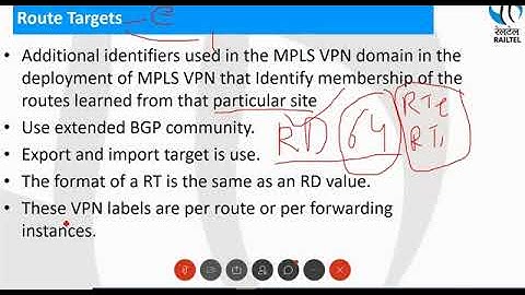 Lecture series on Working of IP MPLS delivered by #RCIL ! Part   3