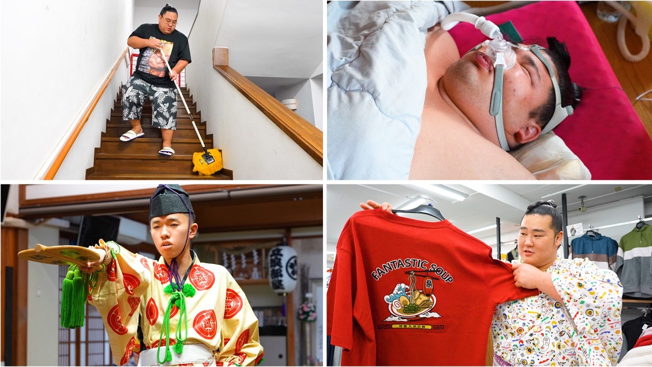 Чем Занимаются Борцы Сумо Весь День Помимо Тренировок? 🧹🛍️😴