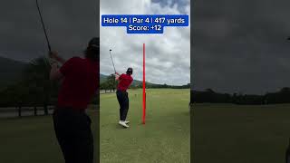14 of 18⛳️ Blue collar chasing scratch #golf #golfer #golfing #golfswing #golflife