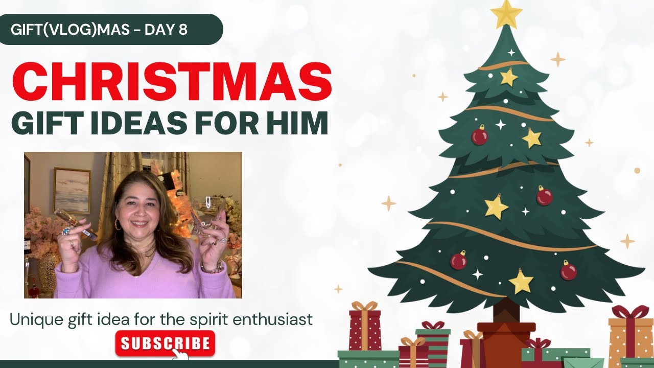 Gift(vlog)mas Day 8 - Gifts for him | Whiskey and Cigars | Mr Flavortown 