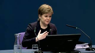 Nicola Sturgeon holds back tears at UK Covid Inquiry