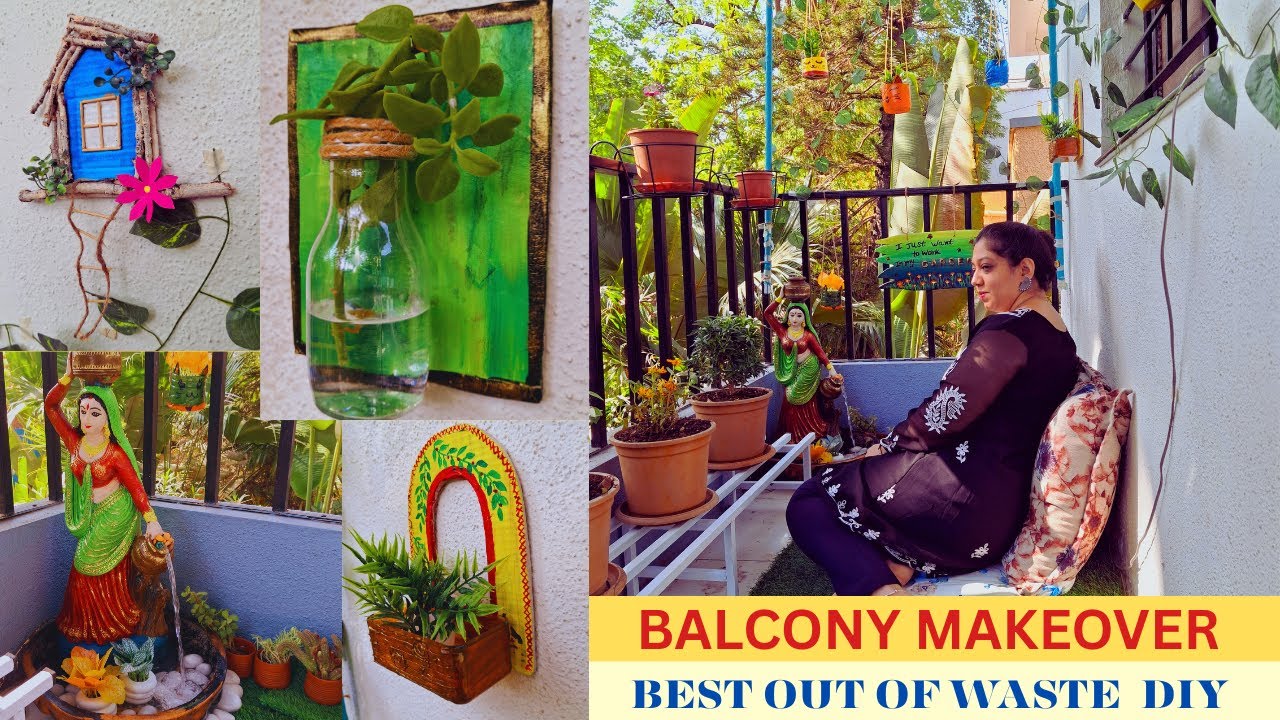 DIY for Small Entrance GardenmakeoveR\EXTREMEBALCONY MAKEOVER \gardenmakeover \creativity\7 DIYIDEAS