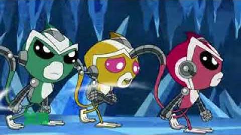 Super Robot Monkey Team Hyperforce Go Object of Hate Chiro,Jinmay,Monkey VS Valeena Scenes