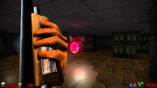 Doom Ultimate (jDoom) 100% walkthrough - Level E2M1 all secrets (HD)