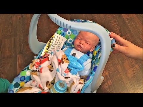 Reborn Baby Carter Tries Our New Joovy Doll Car Seat You - Car Seat For Reborn Baby Dolls