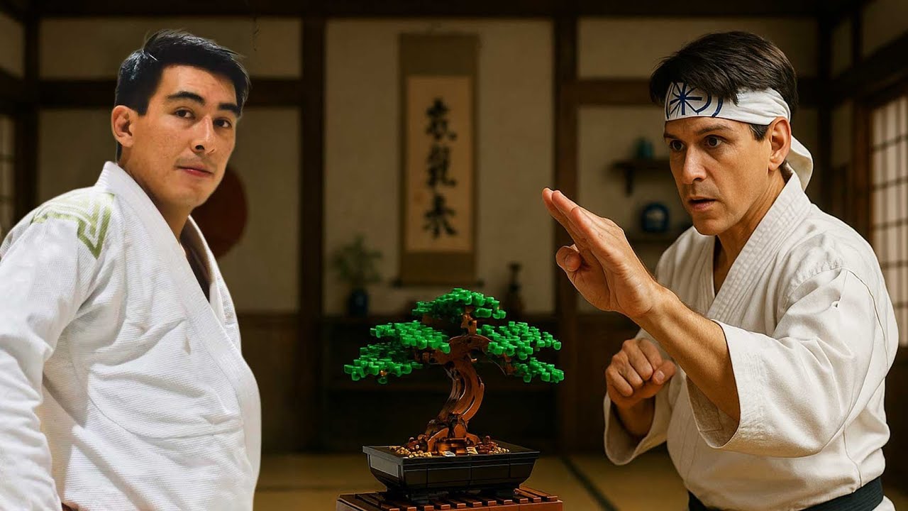 Intento que Daniel LaRusso arme mi Bonsai de LEGO