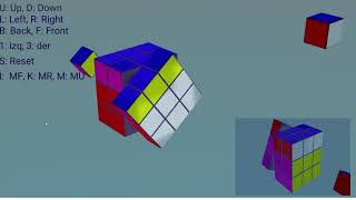 Rubik test made in Blender using Armory3d to make it interactive
