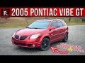 The 2005 Pontiac Vibe GT Is A Dependable Used Hatchback With A High Revving Lotus Engine