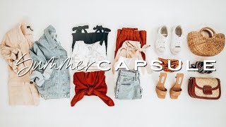 12 pieces, 36 outfits SUMMER Capsule Wardrobe 2020 | summer outfit ideas lookbook | Miss Louie