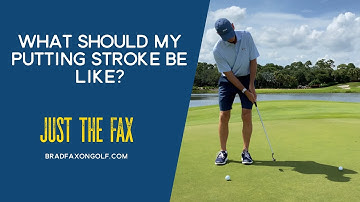 Brad Faxon: Putting stroke skill based drill