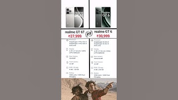 realme GT 6T VS realme GT 6 Phone Comparison #phone #realmegt6t #realmegt6 #realme #35k #gaming