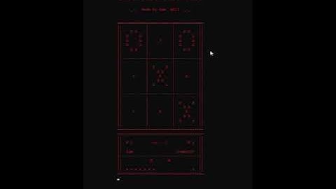 Tic Tac Toe for Win7 console | C++ | 2013