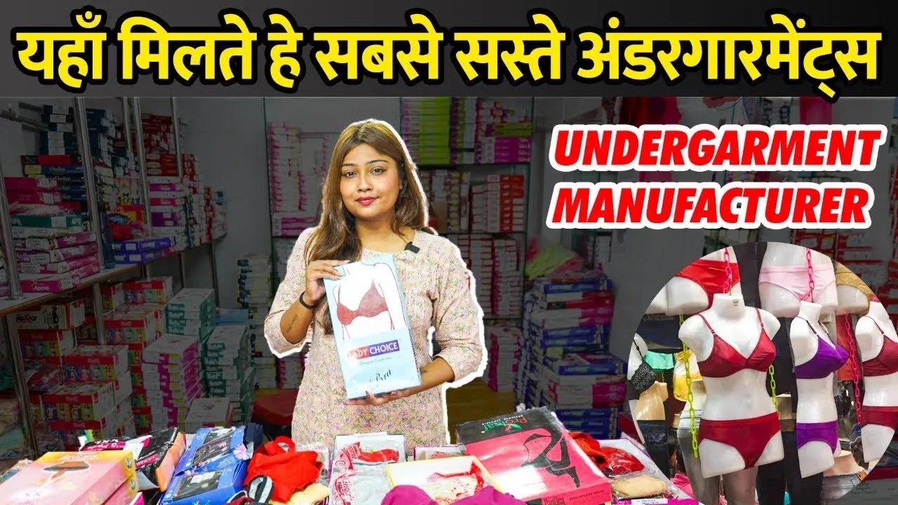 Ladies undergarment manufacturer Branded Undergarments Wholesale Market Women undergarment