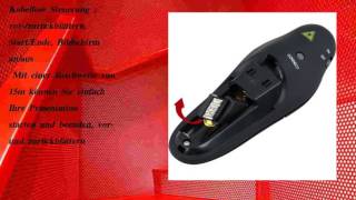 am besten August LP205R - Schnurloser Presenter mit rotem Laserpointer  voll