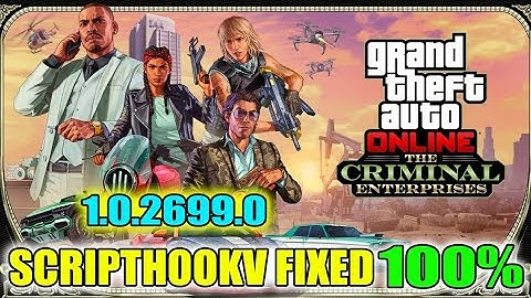How to fix SCRIPT HOOK V CRITICAL ERROR in gta 5 | STEAM + EPIC GAMES 100% FIXED | 1.0.2699.0